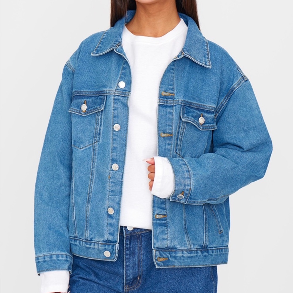 PrettyLittleThing Blue Jean Jacket